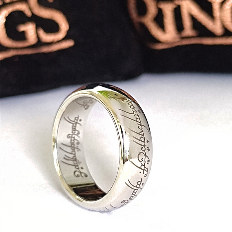 Anéis Épicos: Réplicas do Senhor dos Anéis em Tungstênio Banhado em PVD