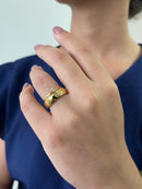 Par Aliança Casamento Boleada 6mm Zircônia Com 6 Camadas Ouro 18k em Tungstênio